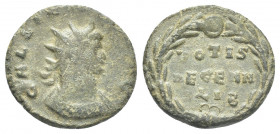 GALLIENUS (253-268 AD). Antoninianus, Rome.
Obv: GALLIENVS AVG.
Radiate and cuirassed bust of Gallienus to right.
Rev: VOTIS / DECENNA/LIB In three...