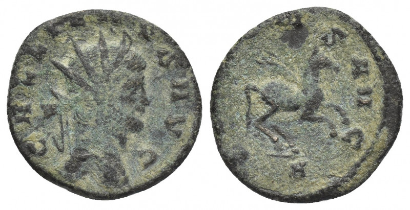 GALLIENUS (253-268 AD). Antoninianus, Rome.
Obv: GAL[LIENV]S AVG.
Radiate and ...