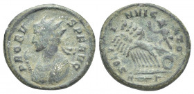 PROBUS (276-282). Antoninianus. Rome.
Obv: PROBVS P F AVG.
Radiate bust left, wearing imperial mantle and holding sceptre surmounted by eagle
Rev: ...