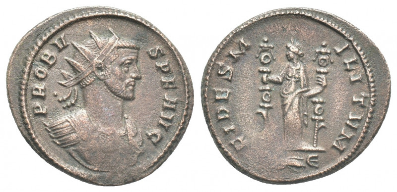 PROBUS (276-282 AD). Antoninianus. Rome.
Obv: IMP PROBVS P F AVG.
Radiate and ...
