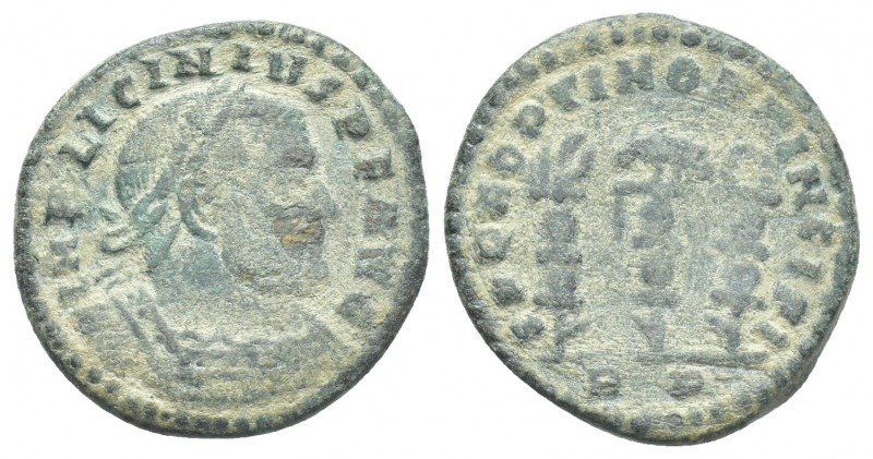 LICINIUS I (AD 312-313). Nummus. Rome.
Obv: IMP LICINIVS P F AVG.
Laureate and...