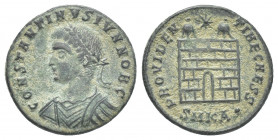 CONSTANTINE II, (as Caesar, 316-337 AD). AE Follis, Cyzicus.
Obv: CONSTANTINVS IVN NOB C.
Laureate, draped and cuirassed bust of Constantine II to l...