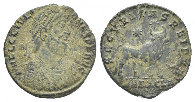 JULIAN II APOSTATA (360-363 AD). Heraclea. AE.
Obv: D N FL CL IVLIANVS P F AVG....
