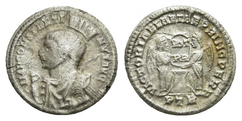 Constantine I AR Pseudo-Argenteus. Trier, (318-319 AD)
Obv: IMP CONSTANTINVS AV...