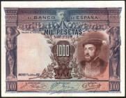 1 de julio de 1925. 1.000 pesetas. Sin serie. Numeración inferior al 3.646.000. E324. Casi MBC+