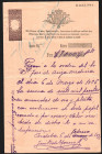 6 de febrero de 1896. Pagaré (a 6 de mayo de 1896) de "7.000 pesetas en monedas de oro y plata con exclusión de todo papel creado o por crear". Docume...