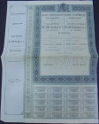 Banco Hipotecario de España. Cédula Hipotecaria de 500 pesetas al 5% anual y al portador reembolsable por sorteo a lo más en 50 años a partir del 1 de...