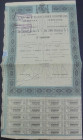 Banco Hipotecario de España. Cédula Hipotecaria de 500 pesetas al 5% anual y al portador reembolsable por sorteo a lo más en 50 años a partir del 1 de...