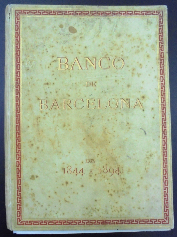 BANCO DE BARCELONA. Quincuagésimo Aniversario de su creación. Memoria que la Jun...