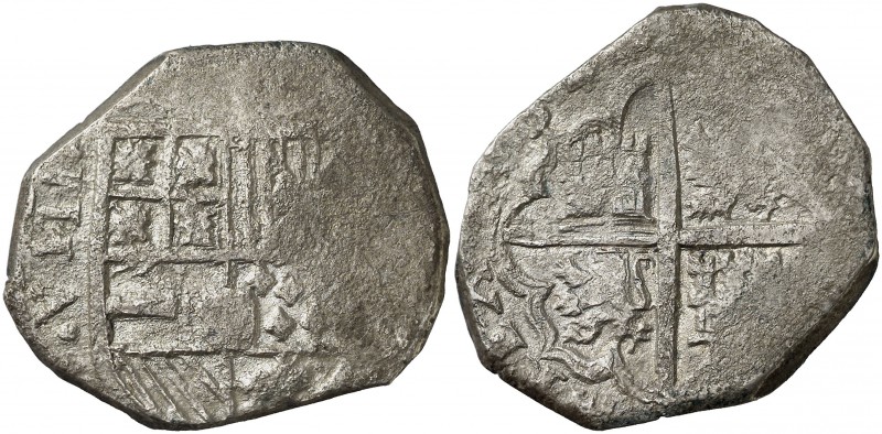 1634. Felipe IV. Cartagena de Indias. (E). 8 reales. (Cal. 257) (Restrepo M45-15...