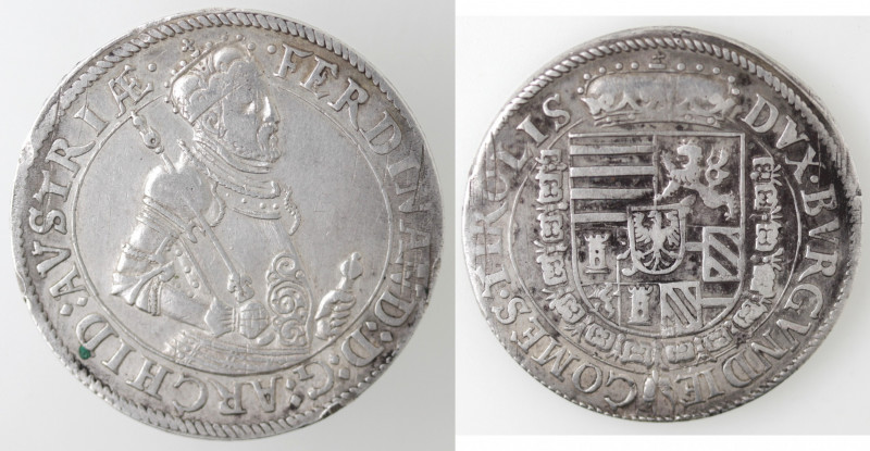 Monete Estere. Austria. Ferdinando II. 1564-1595. Tallero s.d.. Ag. Dav. 8099. P...