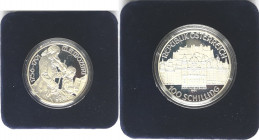 Monete Estere. Austria. 100 Scellini 1991. Ag. KM 2996. Peso gr. 20,00. Proof. (1822)