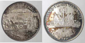 Monete Estere. Haiti. 25 Gourdes 1974. Ag. KM# 121. Peso gr. 8,28. Diametro mm. 30. Proof. (7521)