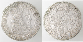 Monete Estere. Polonia. Sigismondo III. 1587-1632. 6 Groschen 1599. Testa grande. Ag. Kopicki 1246. Peso gr. 4,68. Diametro mm. 28. BB+. R. (0922)