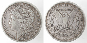 Monete Estere. USA. Dollaro Morgan 1879 Philadelphia. Ag. KM 110. Peso 26,33 gr. BB. (6221)