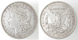 Monete Estere. USA. Dollaro Morgan 1921 D. Ag. KM 110. Peso gr. 26,69. BB+. (6221)