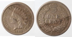 Monete Estere. USA. Centesimo 1863. Ae. Peso gr. 4,63. BB+.
