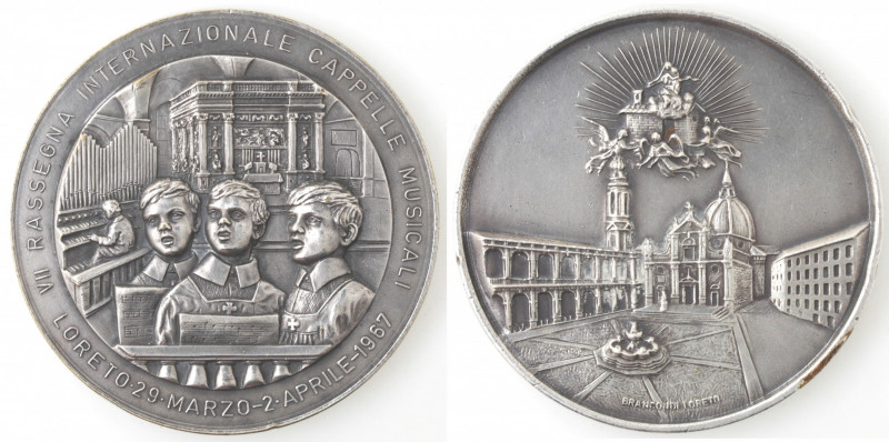 Medaglie. Loreto. Medaglia 1967. Commemorativa della VII Rassegna Internazionale...