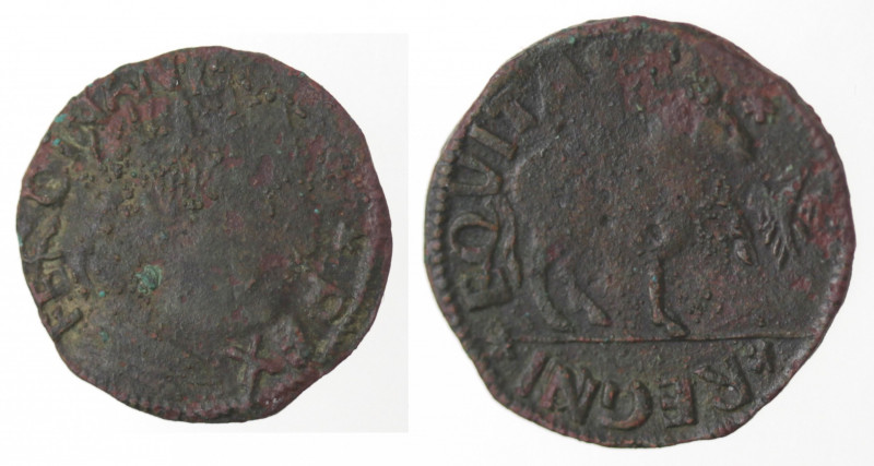 Zecche Italiane. L'Aquila. Ferdinando I d'Aragona. 1458-1494. Cavallo. Ae. B.120...