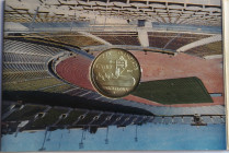 Repubblica Italiana. 500 Lire. Olimpiade di Barcellona 1992. Ag. Gig. 451. FDC. In confezione della zecca.