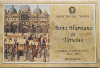 Repubblica Italiana. 1000 Anno Marciano in Venezia 1994. Ag. Gig. 461. FDC. In confezione della zecca.