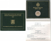 Vaticano. Benedetto XVI. 2005-2013. 2 Euro 2005 An. I. In Folder. FDC. (5621)