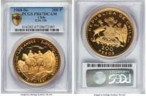 Republic gold Proof "San Martin's Passage" 200 Pesos 1968-So PR67 Deep Cameo PCGS, Santiago mint, KM186. AGW 1.1770 oz.

HID09801242017

© 2022 Herita...