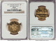 Republic gold Proof Piefort 10 Francs 1977 PR69 NGC, KM-P589. Mintage: 43. AGW approx. 1.15 oz.

HID09801242017

© 2022 Heritage Auctions | All Rights...