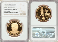 Republic gold Proof "Romy Schneider" 100 Francs 1995 PR69 Ultra Cameo NGC, Paris mint, KM1109. Mintage: 5,000. AGW 0.5028 oz.

HID09801242017

© 2022 ...