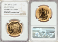 Republic gold Proof "Louis Pasteur" 500 Francs 1995 PR68 Ultra Cameo NGC, Paris mint, KM1135. Mintage: 1,000. AGW 0.5028 oz. 

HID09801242017

© 2022 ...