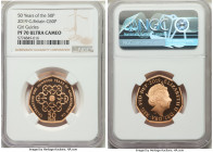 Elizabeth II gold Proof "Girl Guides" 50 Pence 2019 PR70 Ultra Cameo NGC, KM-Unl., S-H65. 50 Years of the 50 Pence. Mintage: 75. 

HID09801242017

© 2...