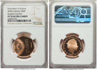 Elizabeth II gold Proof "Rosalind Franklin" 50 Pence 2020 PR70 Ultra Cameo NGC, S-H86. Mintage: 250. Innovation in Science Series. AGW 0.4565 oz.

HID...