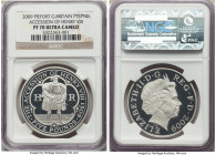 Elizabeth II platinum Proof Piefort "Accession of Henry VIII" 5 Pounds 2009 PR70 Ultra Cameo NGC, British Royal mint, KM-P70, S-L20. Mintage: 100. APW...