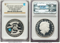 Elizabeth II 5-Piece Lot of Certified silver Proof Colorized "Olympics" Issues Ultra Cameo NGC, 1) Piefort "Countdown" 5 Pounds 2009 - PR70 2) Piefort...