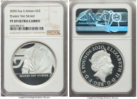Elizabeth II Pair of Certified silver Proof "James Bond 007" 5 Pounds (2 oz) 2020 Ultra Cameo NGC, Limited Edition Presentation Mintage: 2,007. Certif...