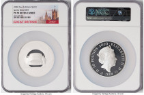Elizabeth II silver Proof "James Bond 007" 10 Pounds (5 oz) 2020 PR70 Ultra Cameo NGC, KM-Unl., S-JB13. Limited Edition Presentation Mintage: 440. Inc...