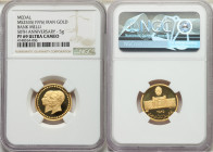 Muhammad Reza Pahlavi gold Proof "Bank Melli 50th Anniversary" Medal MS 2535 (1976) PR69 Ultra Cameo NGC, 21mm. 5gm.

HID09801242017

© 2022 Heritage ...