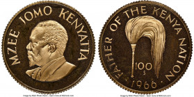 Republic gold Proof "President Kenyatta 75th Birthday" 100 Shillings 1966 PR68 Ultra Cameo NGC, KM7. AGW 0.2241 oz.

HID09801242017

© 2022 Heritage A...