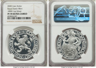 Willem-Alexander silver Proof "Lion Dollar Restrike" Medal (1 oz) 2020-R PR70 Ultra Cameo NGC, Royal Dutch mint. 38mm. 0.9999 fine. Plain edge. 

HID0...