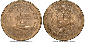Republic gold "Battle of Ayacucho" Sol 1976-LM MS65 NGC, Lima mint, KM269. Mintage: 10,000. AGW 0.6771 oz.

HID09801242017

© 2022 Heritage Auctions |...