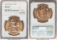 Republic gold 100 Soles 1961 MS65+ NGC, Lima mint, KM231. AGW 1.3543 oz.

HID09801242017

© 2022 Heritage Auctions | All Rights Reserved