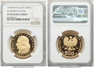 People's Republic gold Proof 500 Zlotych 1976 PR69 Ultra Cameo NGC, Warsaw mint, KM-Y85. Mintage: 2315. AGW 0.8680 oz.

HID09801242017

© 2022 Heritag...