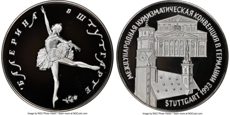 Russian Federation silver Proof "International Mint Exhibition in Stuttgart" Med...
