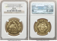 Republic gold "Flycatcher" 1500 Rupees 1978 MS66 NGC, KM41. Conservation Series. AGW 0.9675 oz.

HID09801242017

© 2022 Heritage Auctions | All Rights...