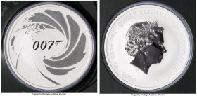 Elizabeth II 3-Piece Lot of Uncertified Reverse Proof "James Bond 007" Dollars (1 oz) 2020, Maximum Mintage: 30,000. Each coin comes sealed in its ori...