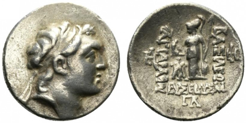 Kings of Cappadocia, Ariarathes V Eusebes Philopator (c. 163-130 BC). AR Drachm ...