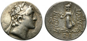 Kings of Cappadocia, Ariarathes VI Epiphanes Philopator (c. 130-116 BC). AR Drachm (19mm, 4.12g, 12h). Mint A (Eusebeia-Mazaka), year 15 (116/5 BC). D...
