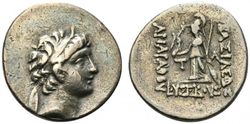 Kings of Cappadocia, Ariarathes VIII Eusebes Epiphanes (c. 100-95 BC). AR Drachm...