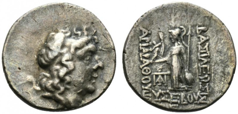 Kings of Cappadocia, Ariarathes IX (c. 100-85 BC). AR Drachm (17.5mm, 4.06g, 11h...
