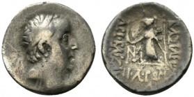 Kings of Cappadocia, Ariobarzanes I Philoromaios (95-63 BC). AR Drachm (16mm, 4.16g, 12h). Mint A (Eusebeia-Mazaka), year 30 (66/5 BC). Diademed head ...
